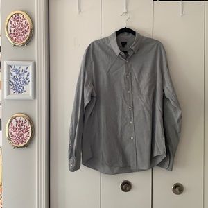 Gray J.Crew Button Down Size L